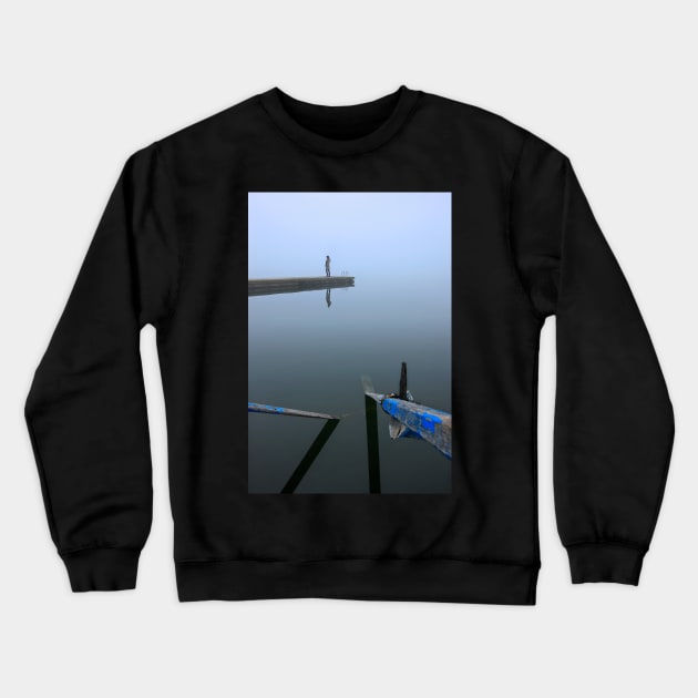 Lonely at the end of the world Crewneck Sweatshirt by Cretense72